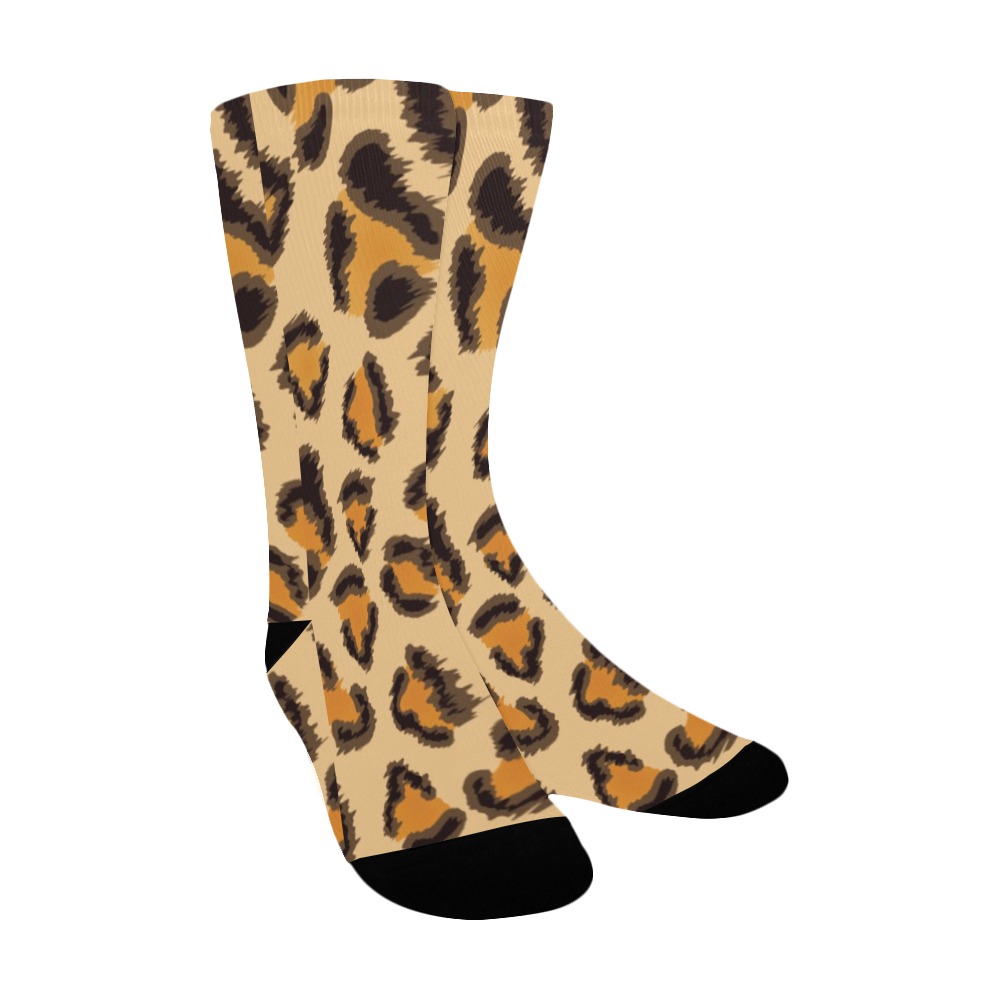 Socks Leopard Pattern.jpg Custom Socks for Women