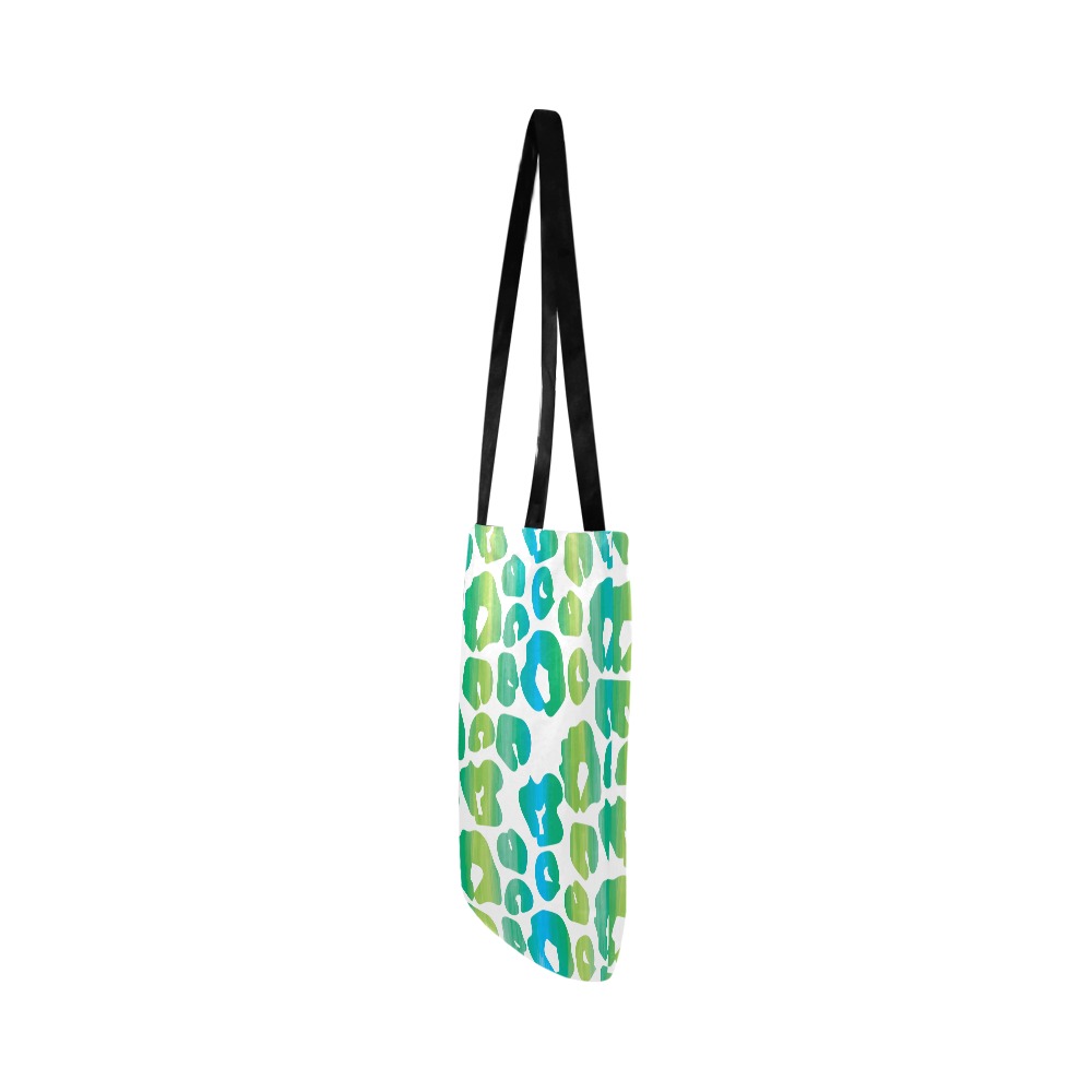 Animal green pattern Reusable Shopping Bag Model 1660 (Two sides)