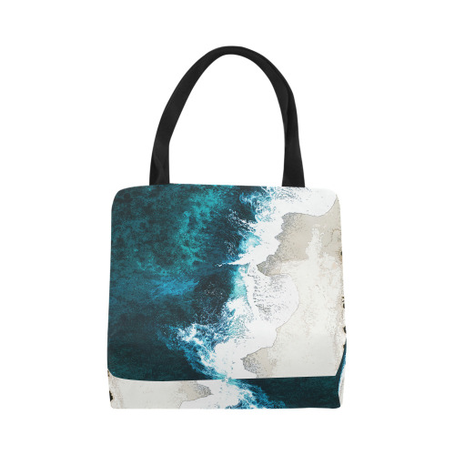 Ocean And Beach Canvas Tote Bag (Model 1657)