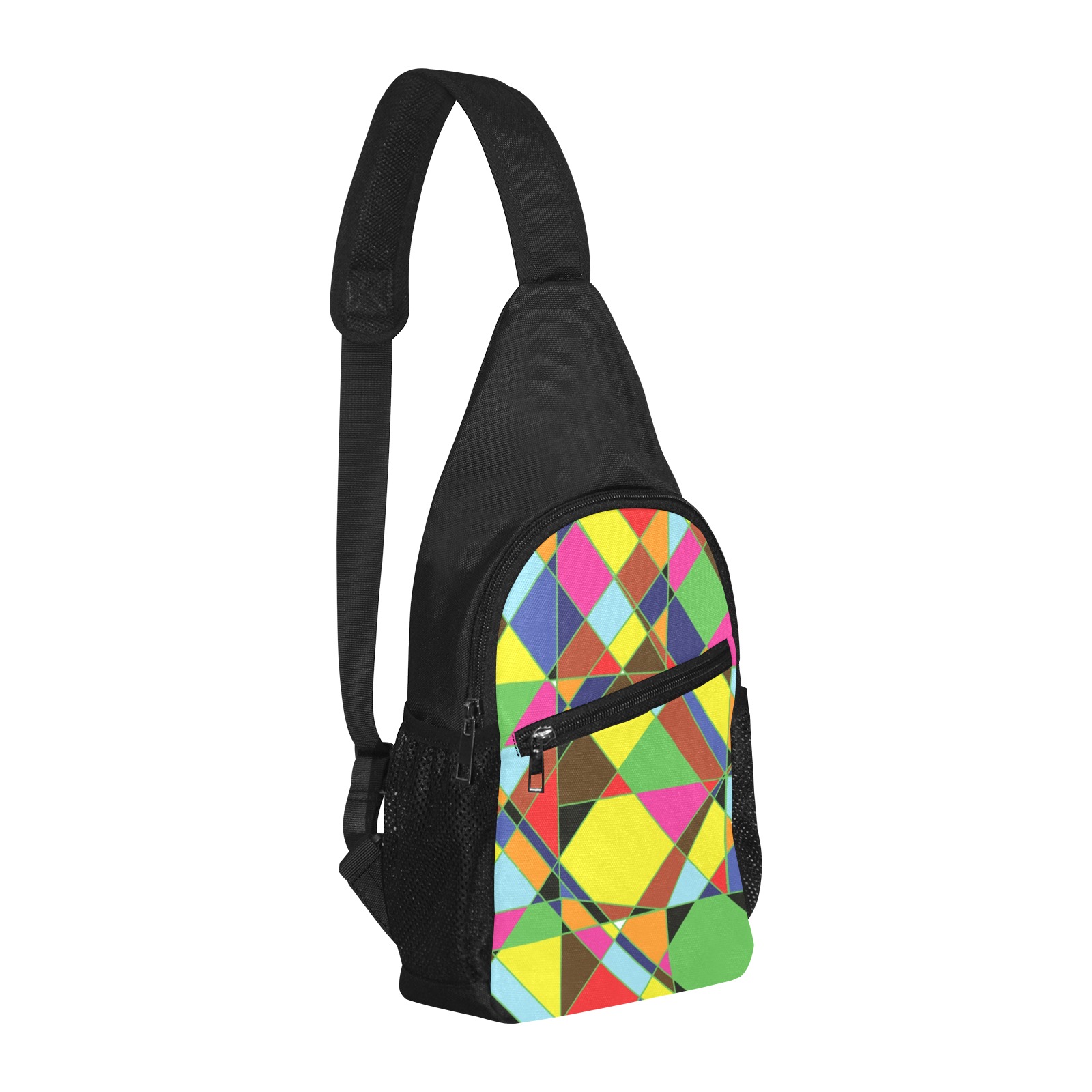 abstract painting2 Chest Bag-Front Printing (Model 1719)
