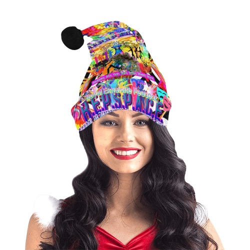 JNV REPSPACE COLORFUL TROPICAL CHGRISTMAS HAT Santa Hat