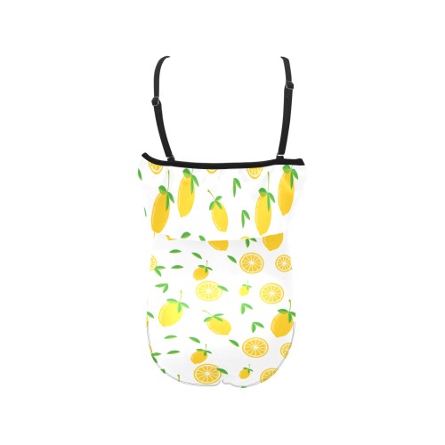 Lemon Kids' Spaghetti Strap Ruffle Swimsuit (Model S26)