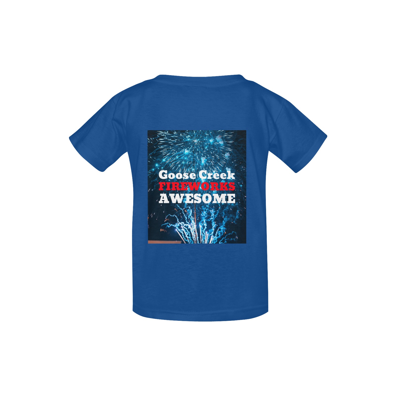 GooseCreek Fireworks Kid's  Classic T-shirt (Model T22)