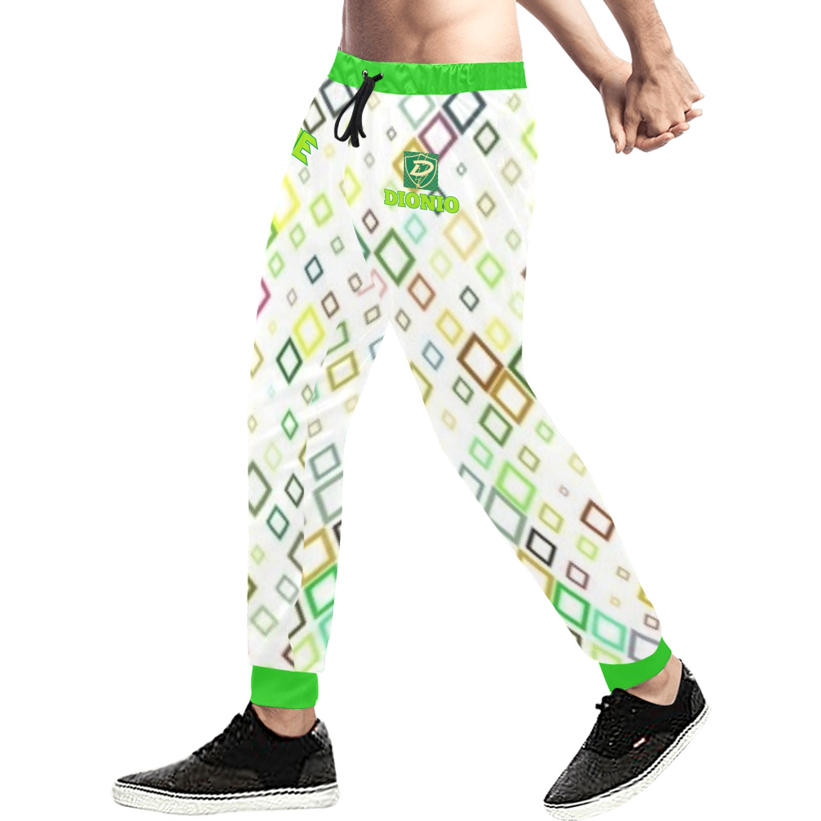 DIONIO Clothing - Lime Sweatpants Men's All Over Print Sweatpants (Model L11)