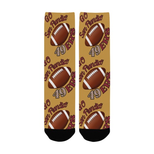 SAN FRANCISCO - 3 49ers Custom Socks for Women