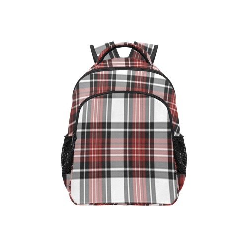 Red Black Plaid Multifunctional Backpack (Model 1731)