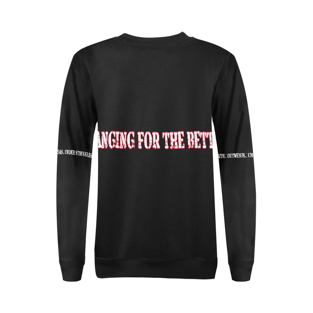 focus shirtspg All Over Print Crewneck Sweatshirt for Women (Model H18)