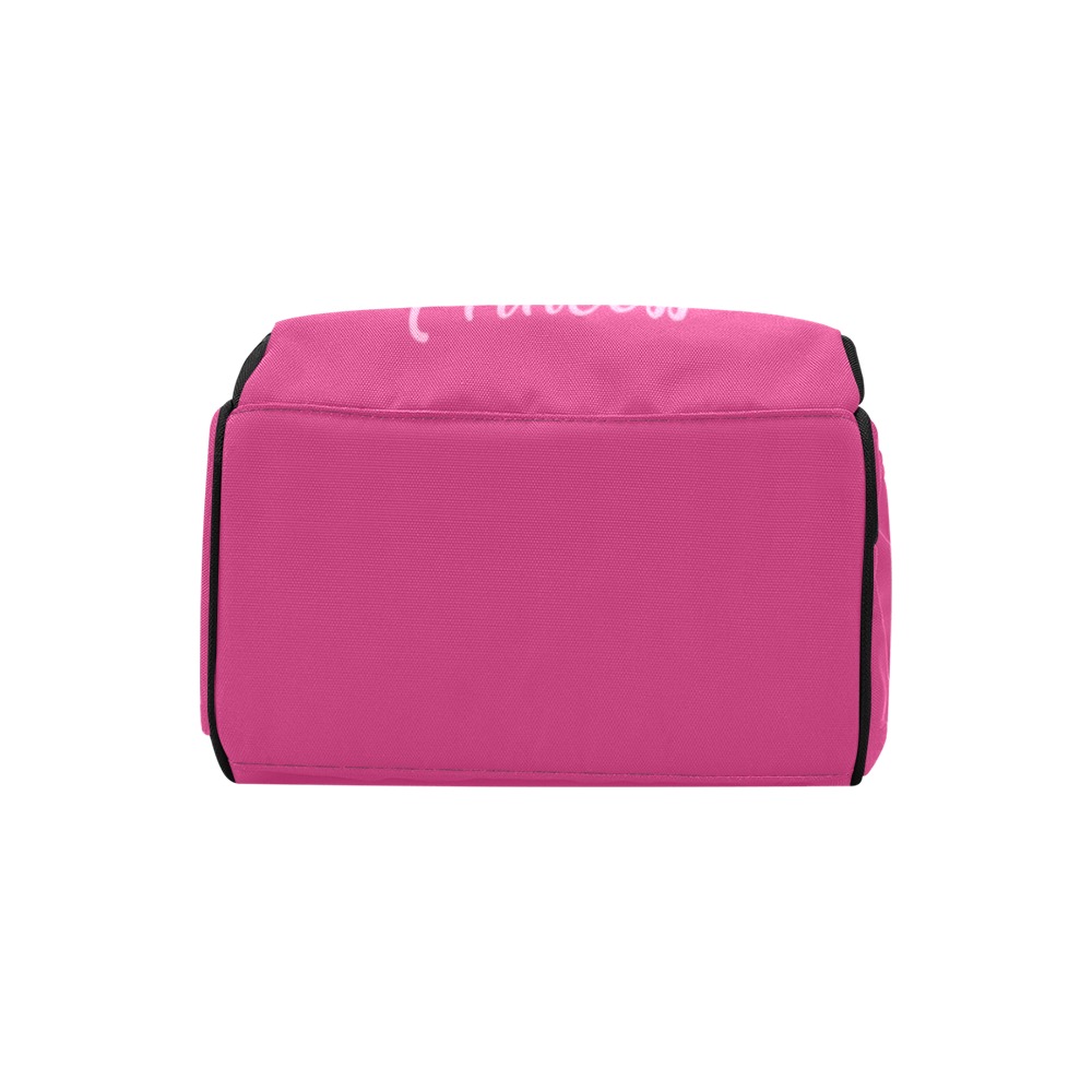 Pink Princess Multi-Function Diaper Backpack/Diaper Bag (Model 1688)
