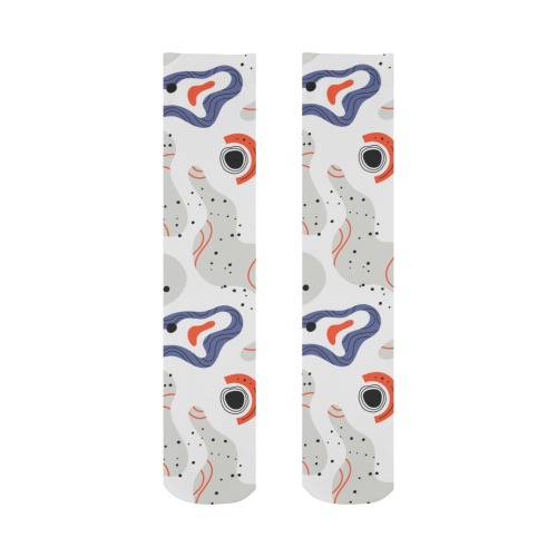 Elegant Abstract Mid Century Pattern All Over Print Socks for Men
