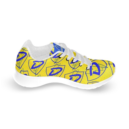 Dionio - D Shield Repeat Logo (Yellow & Blue) Running Shoes Men’s Running Shoes (Model 020)