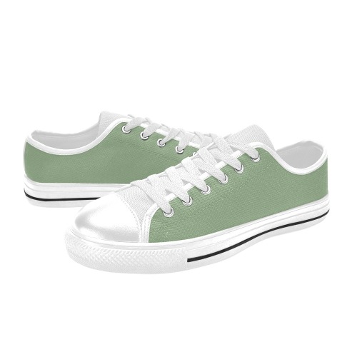Fair Green Men's Classic Canvas Shoes (Model 018)