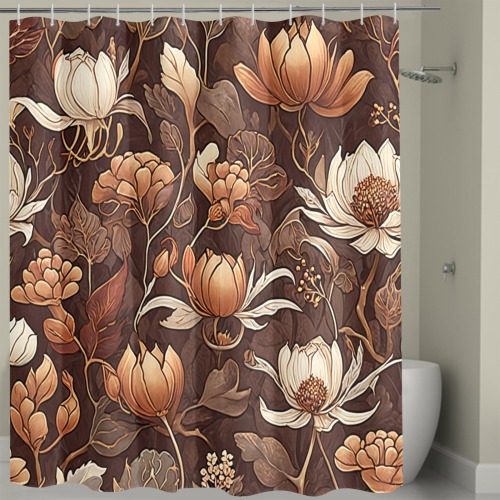 Fabulous Florals 38 Shower Curtain 72" x 72"