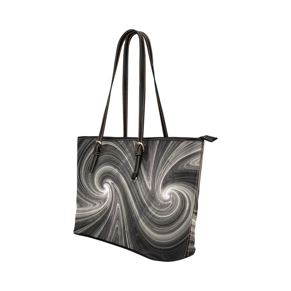 Swirl Leather Tote Bag/Small (Model 1651)
