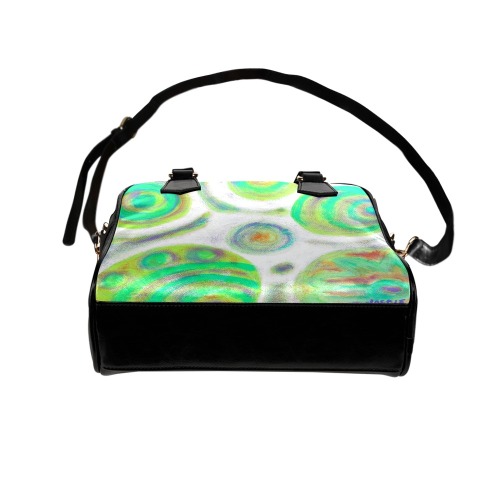 Unique Abstract Art Satchel Purse Shoulder Handbag (Model 1634)