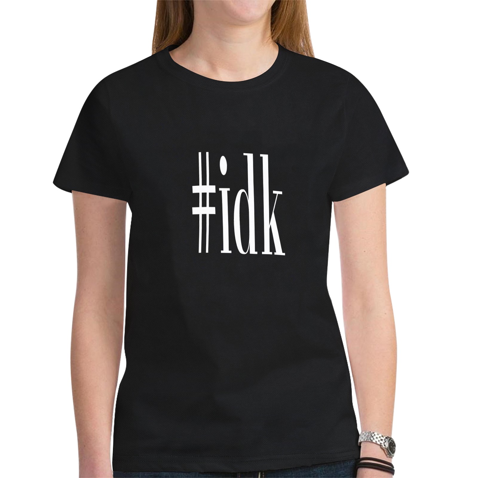 #idk New All Over Print T-shirt for Women (Model T45)