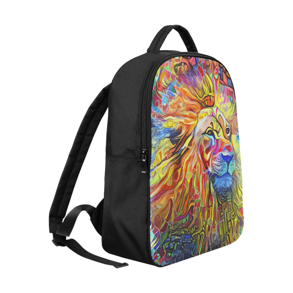 Bold as a Lion Popular Fabric Backpack (Model 1683)