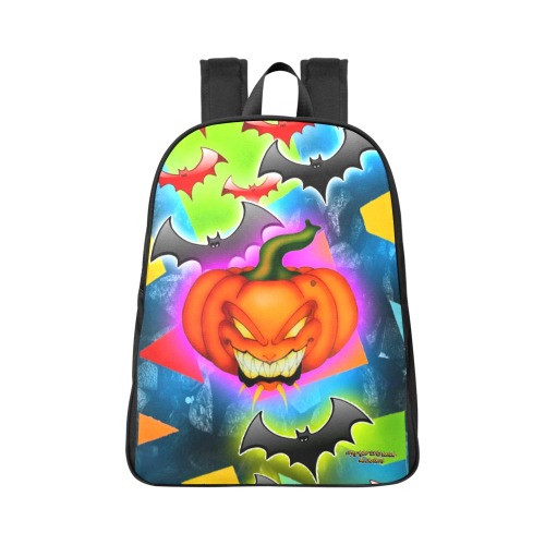 Halloweens monster Fabric School Backpack (Model 1682) (Large)