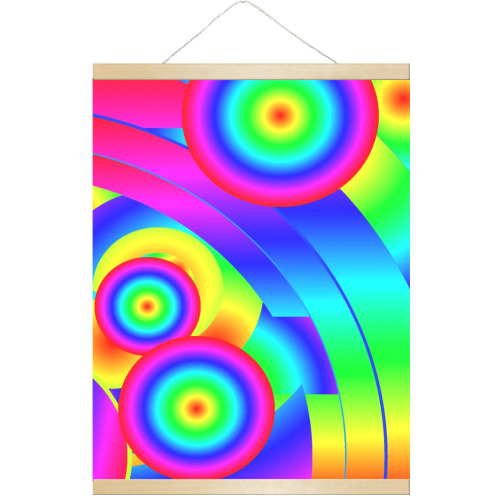 Abstract Comet Hanging Poster 18"x24"