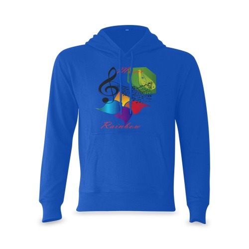 Music Rainbow Oceanus Hoodie Sweatshirt (NEW) (Model H03)