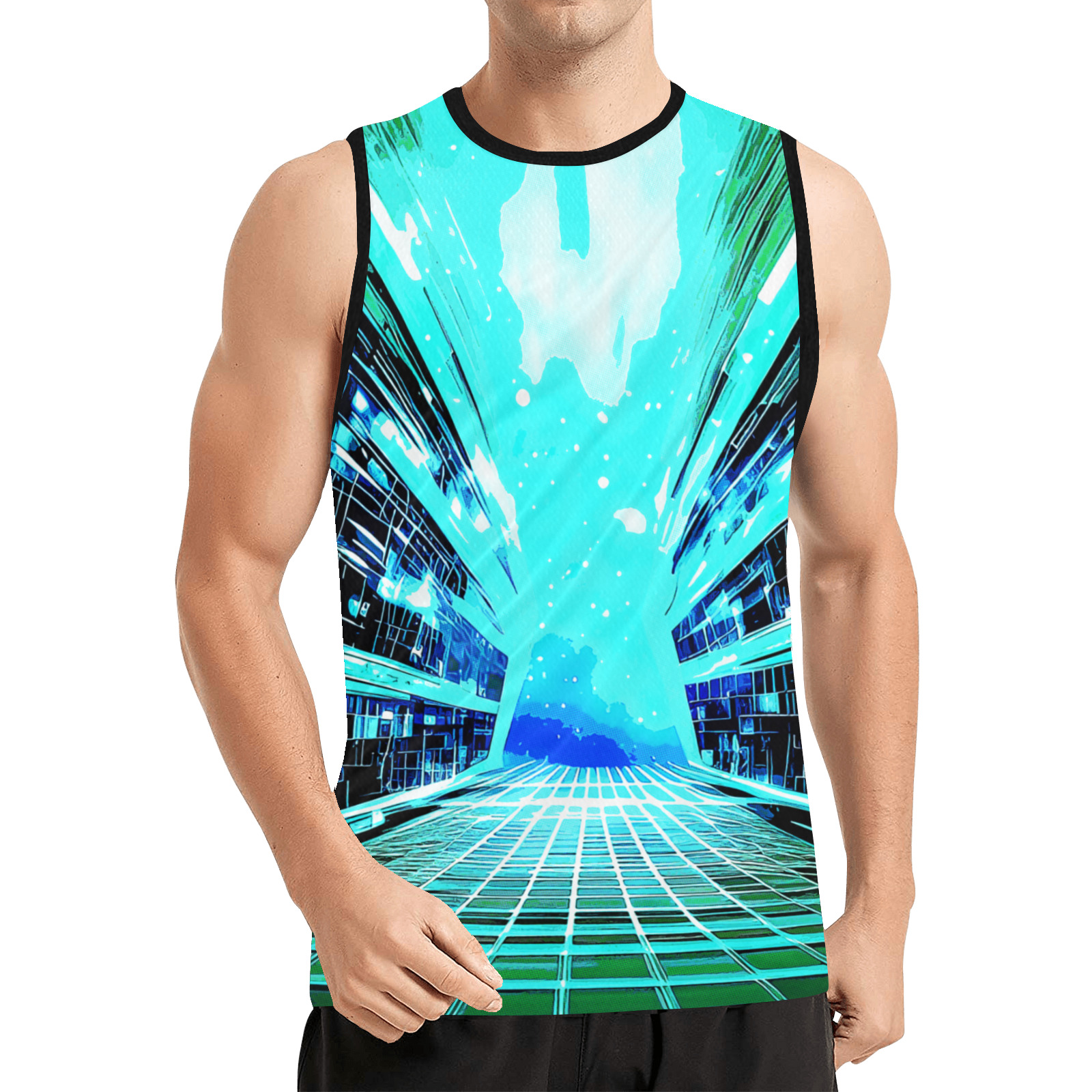 Exploring Galaxy 805 All Over Print Basketball Jersey