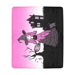 Pink Sky Cheeky Witch® Ultra-Soft Micro Fleece Blanket 50"x60"