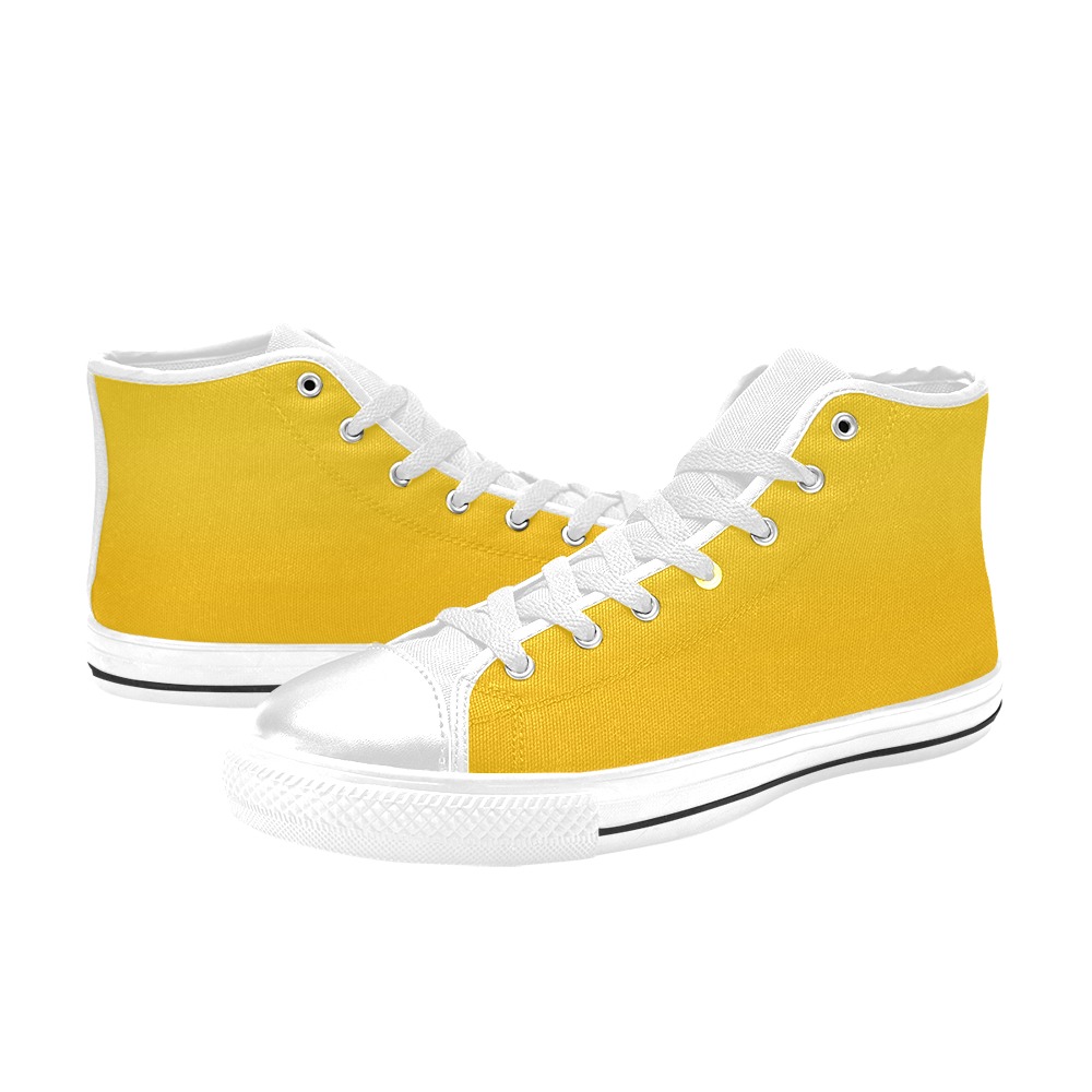 yel sp1 High Top Canvas Shoes for Kid (Model 017)