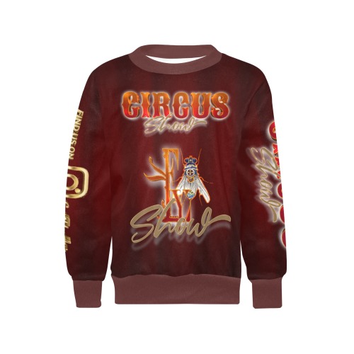 Circus Collectable Fly Girls' All Over Print Crew Neck Sweater (Model H49)