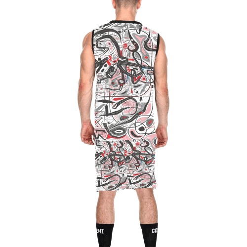 Model 2 All Over Print Basketball Uniform