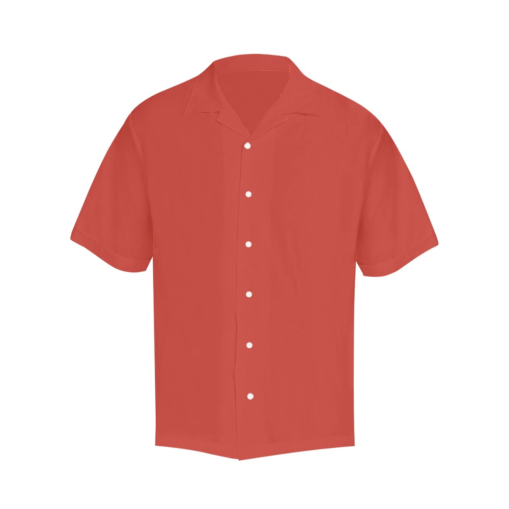 Poinciana Hawaiian Shirt with Merged Design (Model T58)