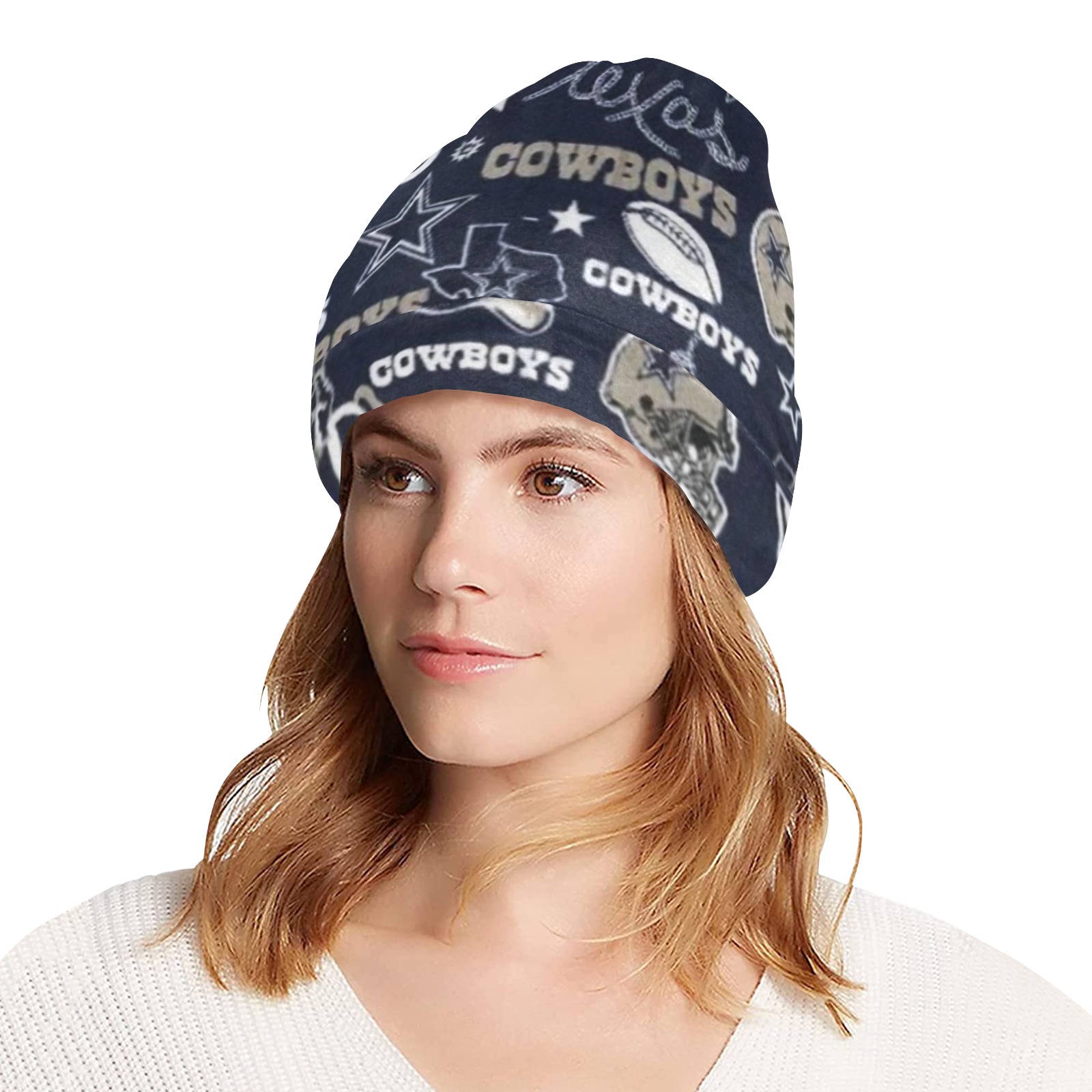 bb 56ewf All Over Print Beanie for Adults