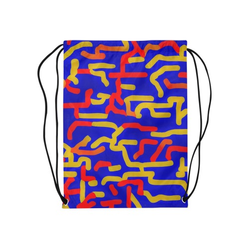 Worms Medium Drawstring Bag Model 1604 (Twin Sides) 13.8"(W) * 18.1"(H)