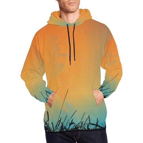 Sunset Colorful All Over Print Hoodie for Men (USA Size) (Model H13)