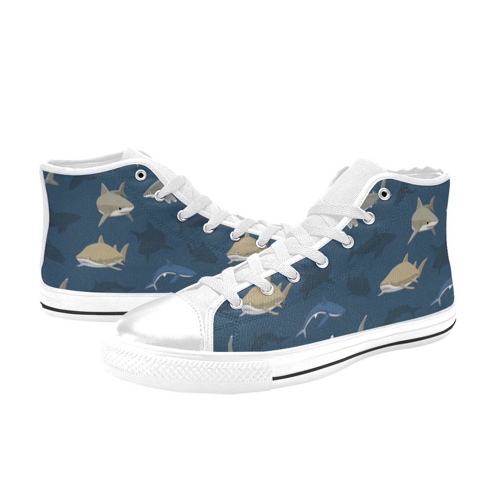 bb hju7765t High Top Canvas Shoes for Kid (Model 017)