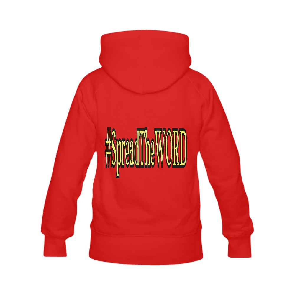 red & yellow hoodyjpg Women's Classic Hoodies (Model H07)