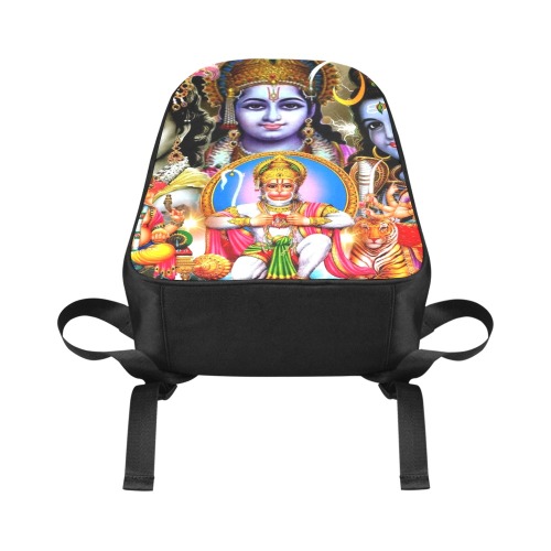 HINDUISM Fabric School Backpack (Model 1682) (Large)