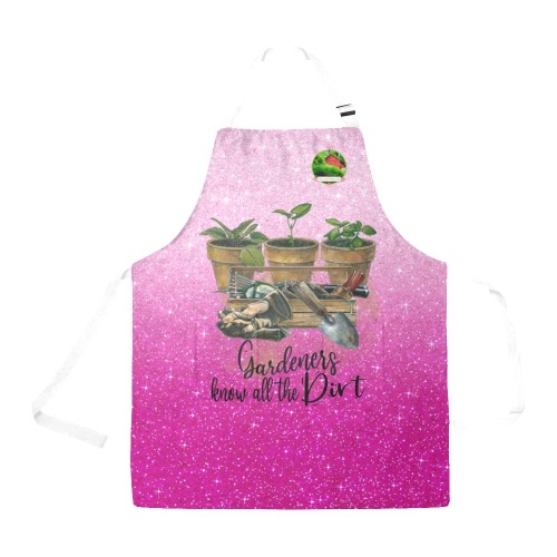 Hilltop Garden Produce by Kai Apron Collection- Gardeners know all the Dirt 53086P34 All Over Print Apron