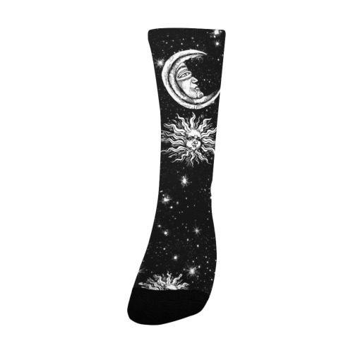 Mystic Moon and Sun Custom Socks for Women