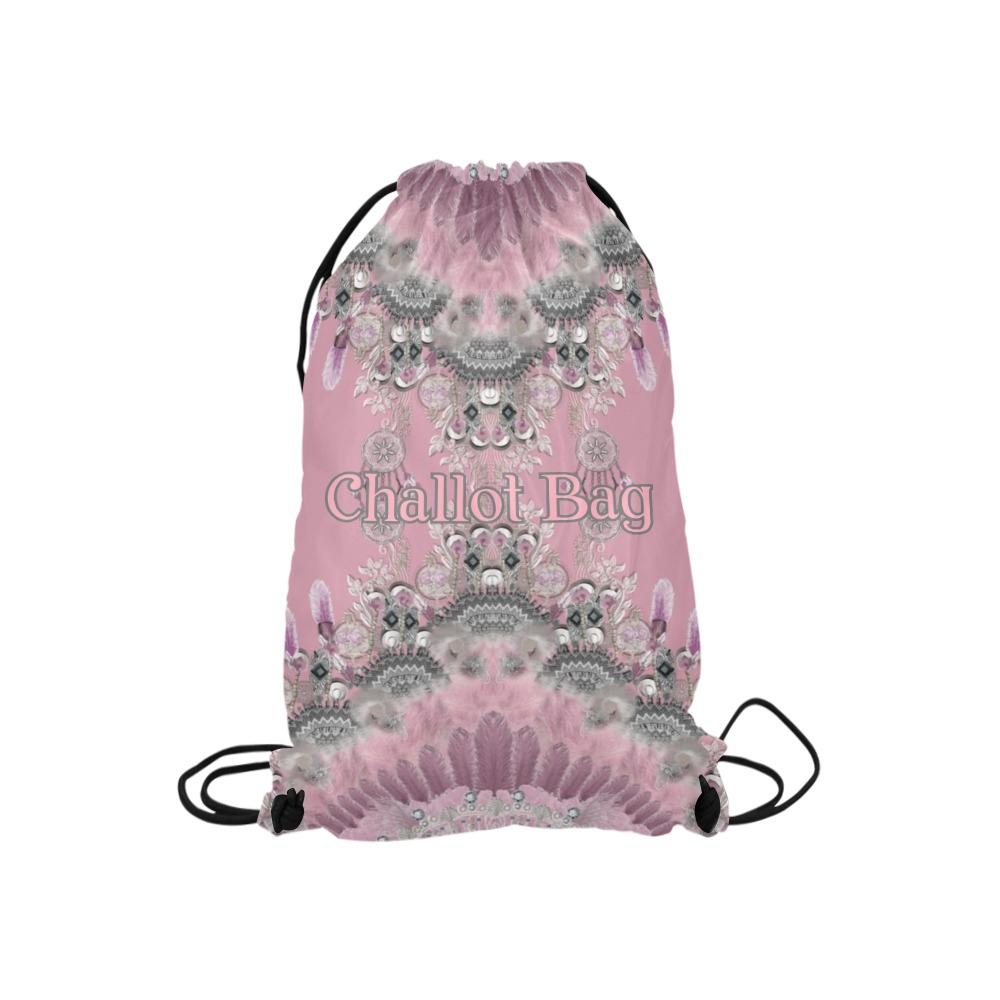 indian harmony-8 Small Drawstring Bag Model 1604 (Twin Sides) 11"(W) * 17.7"(H)