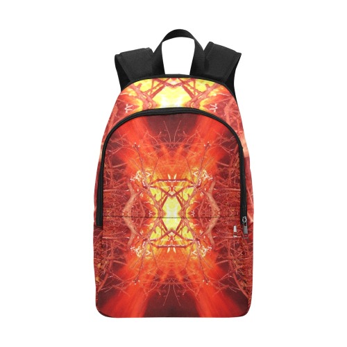 Abstract Fire Fabric Backpack for Adult (Model 1659)