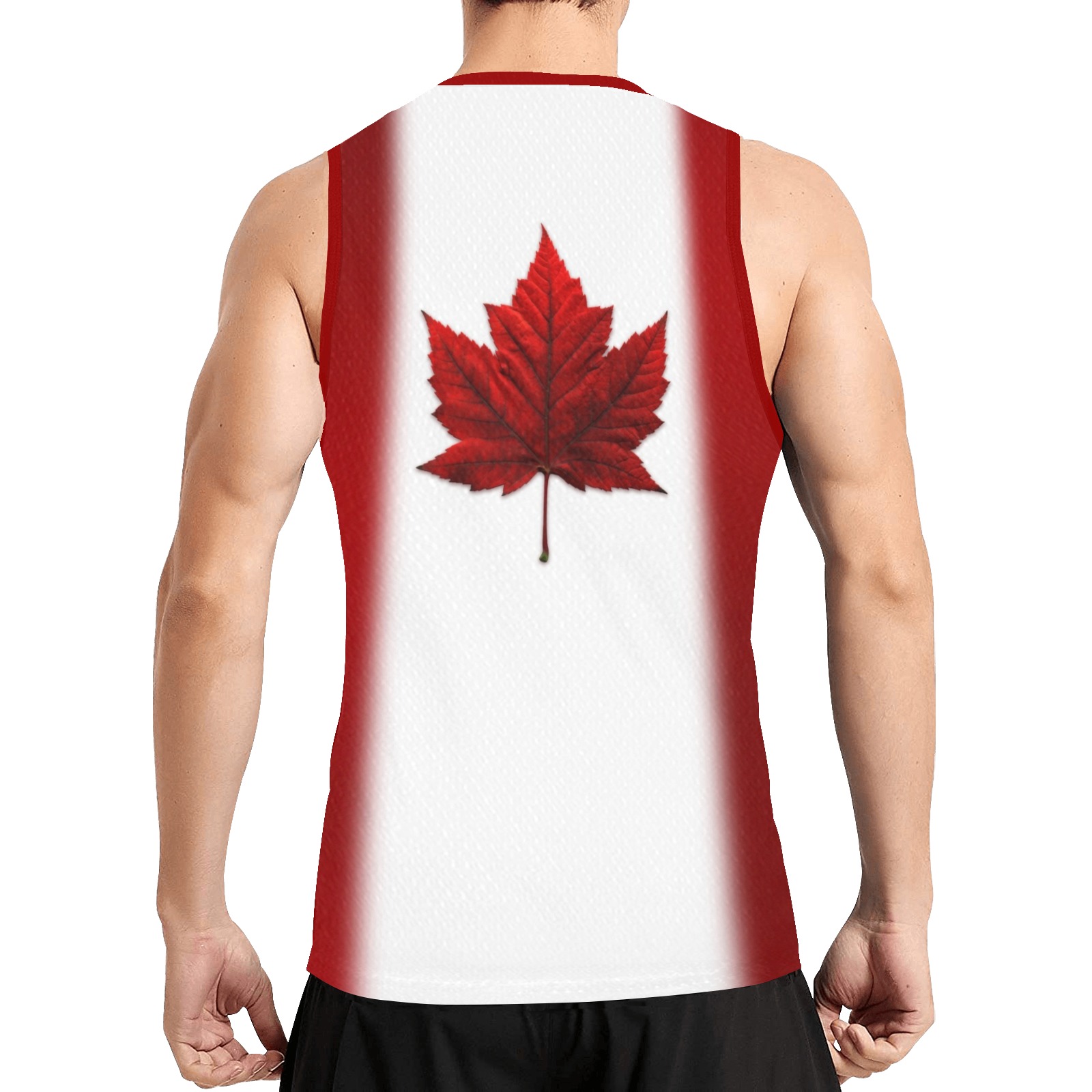 Canada Day Flag Jersey All Over Print Basketball Jersey