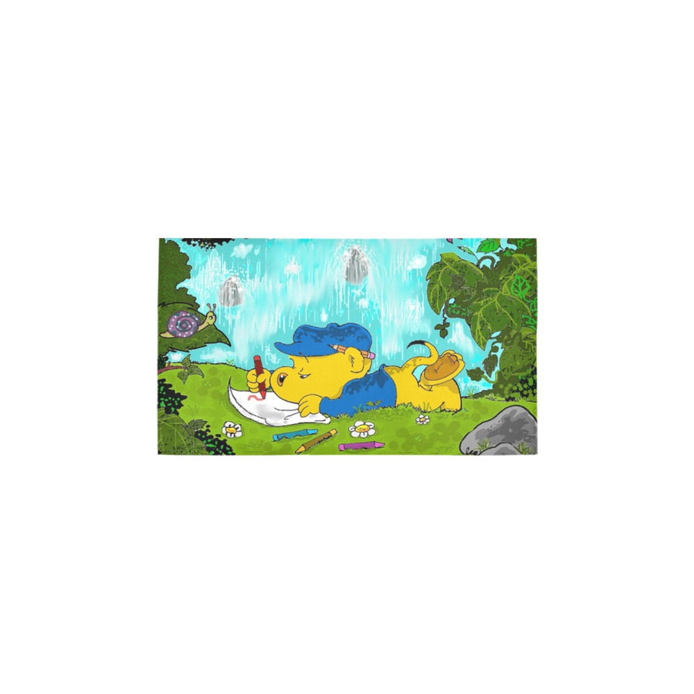 Ferald Drawing By The Waterfall Bath Rug 16''x 28''