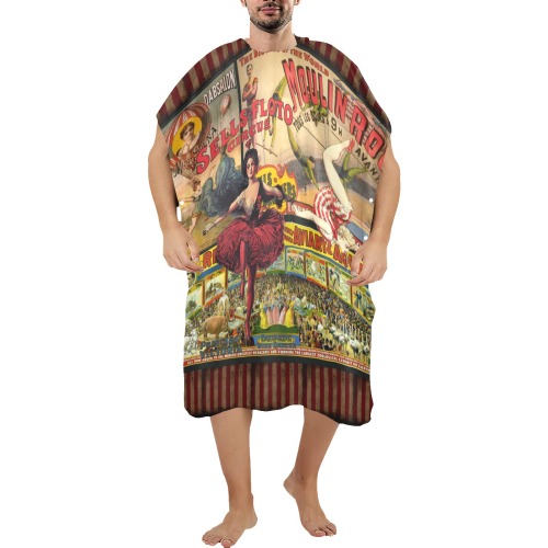 The Circus is Coming to Town Beach Changing Robe (Large Size)