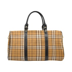 Designer Inspired Plaid Tote Bag New Waterproof Travel Bag/Large (Model 1639)