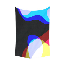 Abstract 2322 Cotton Linen Wall Tapestry 90"x 60"