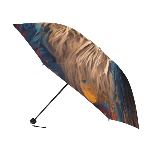 Lion close to reality 3 Anti-UV Foldable Umbrella (U08)