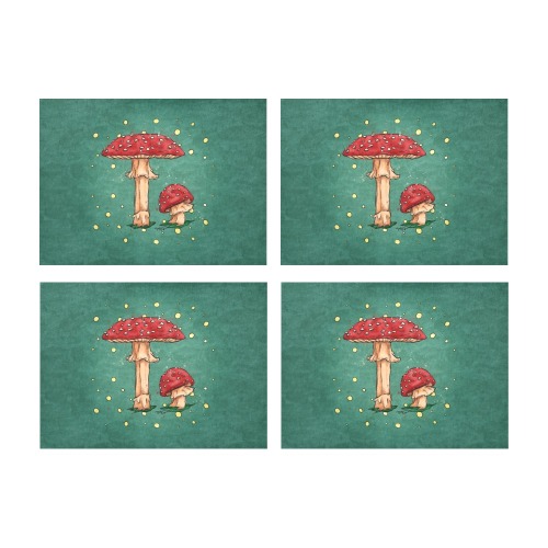 Mushroom Placemat 14’’ x 19’’ (Set of 4)