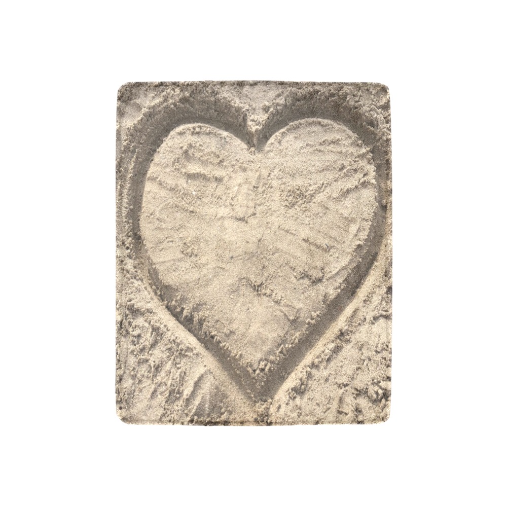 Love in the Sand Collection Ultra-Soft Micro Fleece Blanket 30''x40''