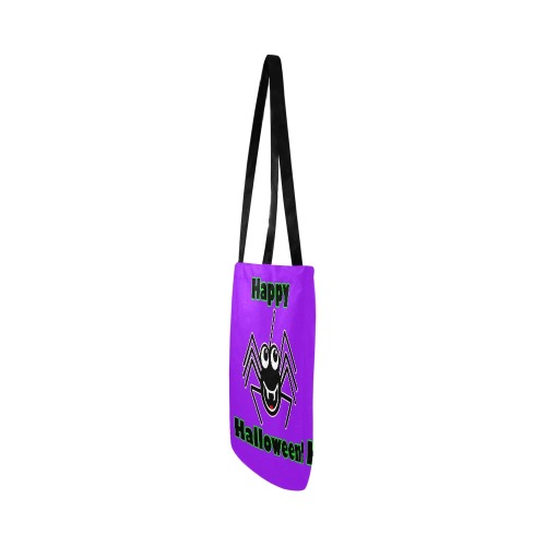 Happy Halloween Spider Reusable Shopping Bag Model 1660 (Two sides)