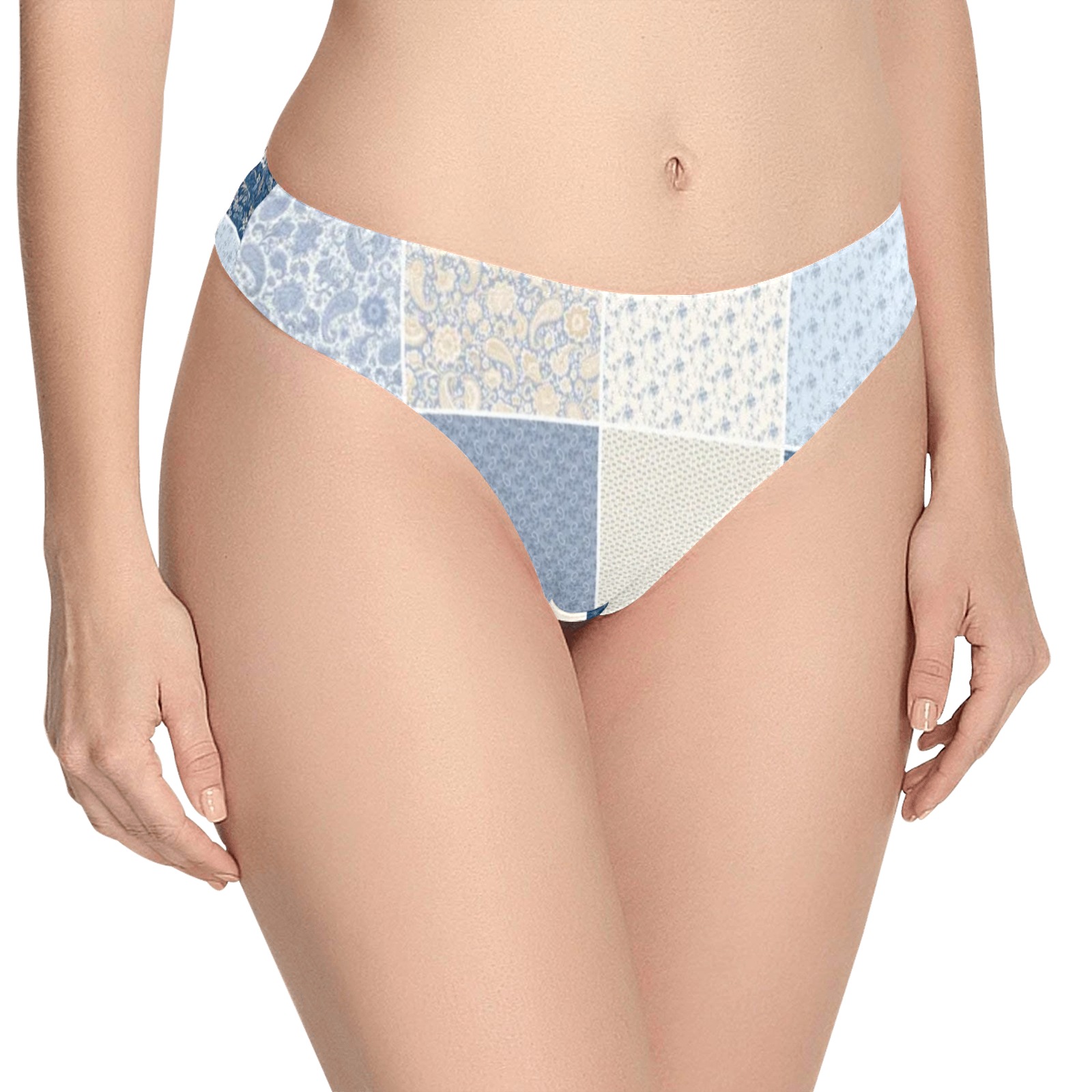 ETEGG Women's All Over Print Thongs (Model L30)