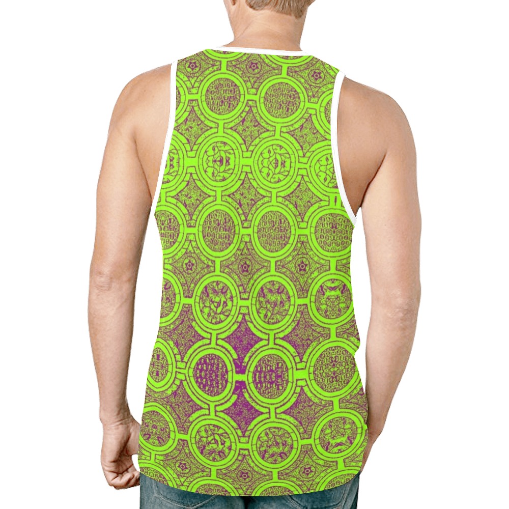 AFRICAN PRINT PATTERN 2 New All Over Print Tank Top for Men (Model T46)